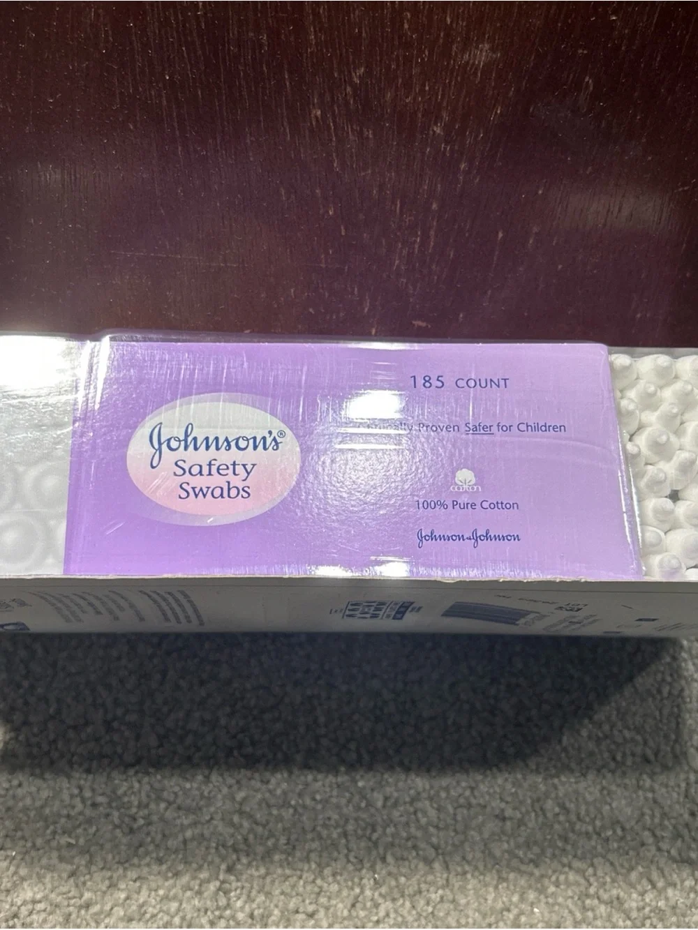 Johnson's Safety Swabs 100% Pure Cotton, 185 Count